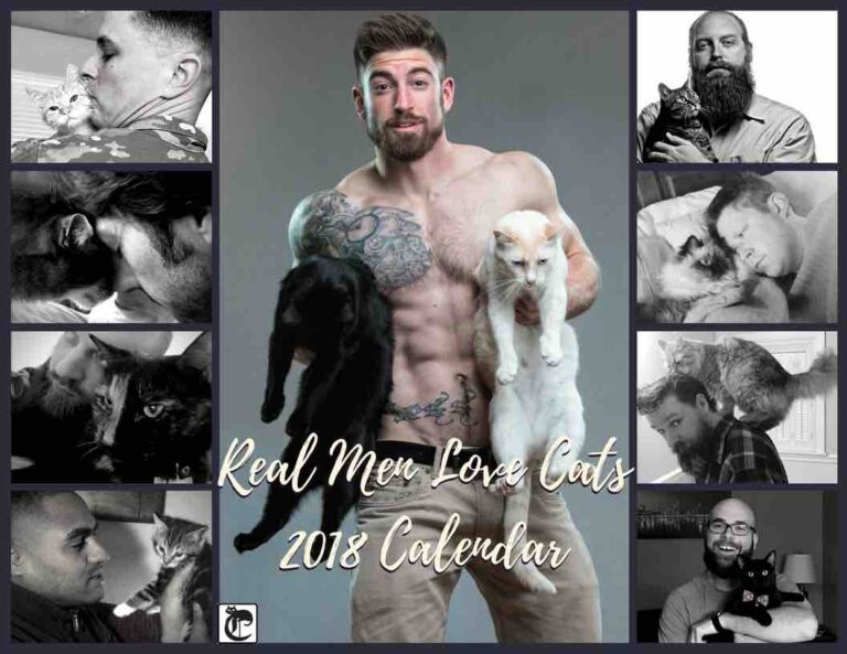 REAL MEN LOVE CATS 2018 CALENDAR The Catnip Times